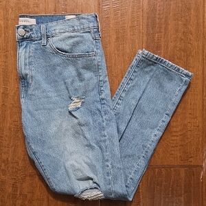 PacSun Blue Skinny Jeans Distressed Vintage